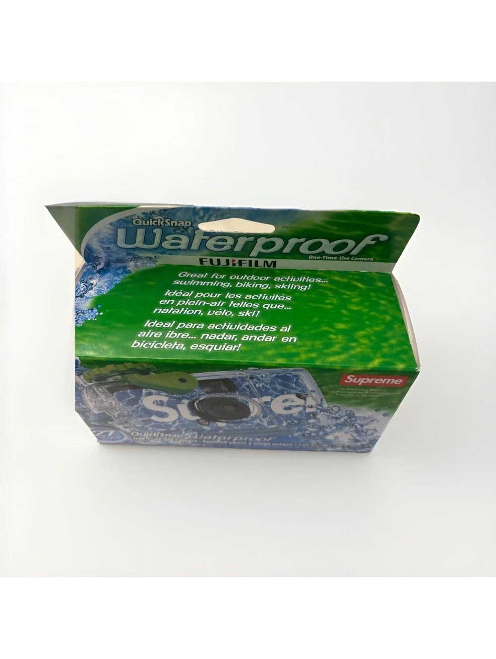 BNWT Fujufilm Supreme Quicksnap Waterproof Camera One Time Use 800 ISO Film